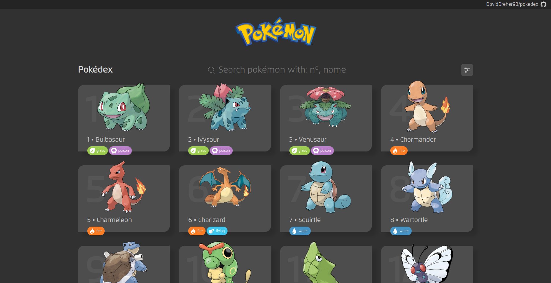 Site - Pokédex